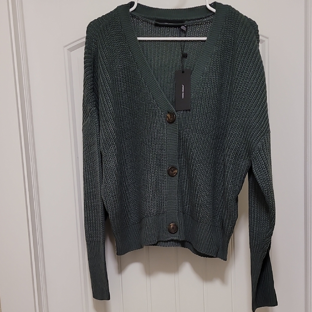 Vero Moda Women's Cardigan In Balsam Green